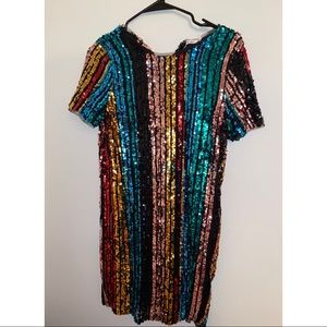 Multi Color Sparkly Dress